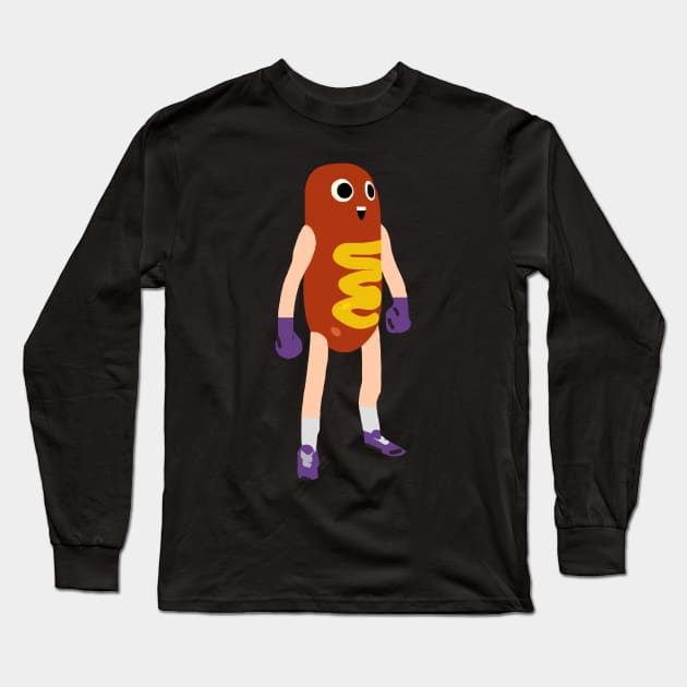 Life is Strange Hawt Dawg Man Fanart Long Sleeve T-Shirt by senaeksi